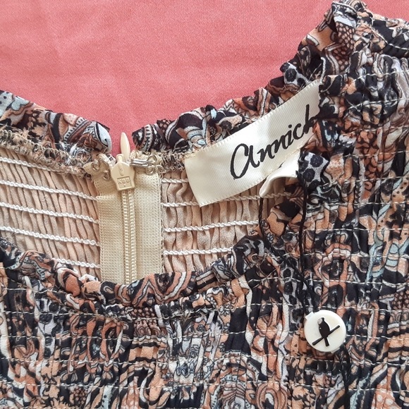 Paisley smocked dress. - Picture 4 of 7